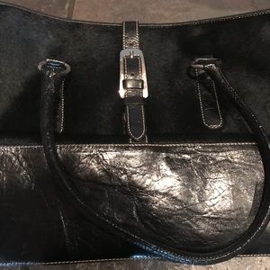 Black handbag